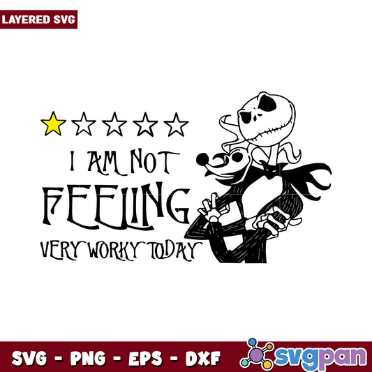 Feeling Very Worky Today SVG Design, Perfect for Fun Crafts