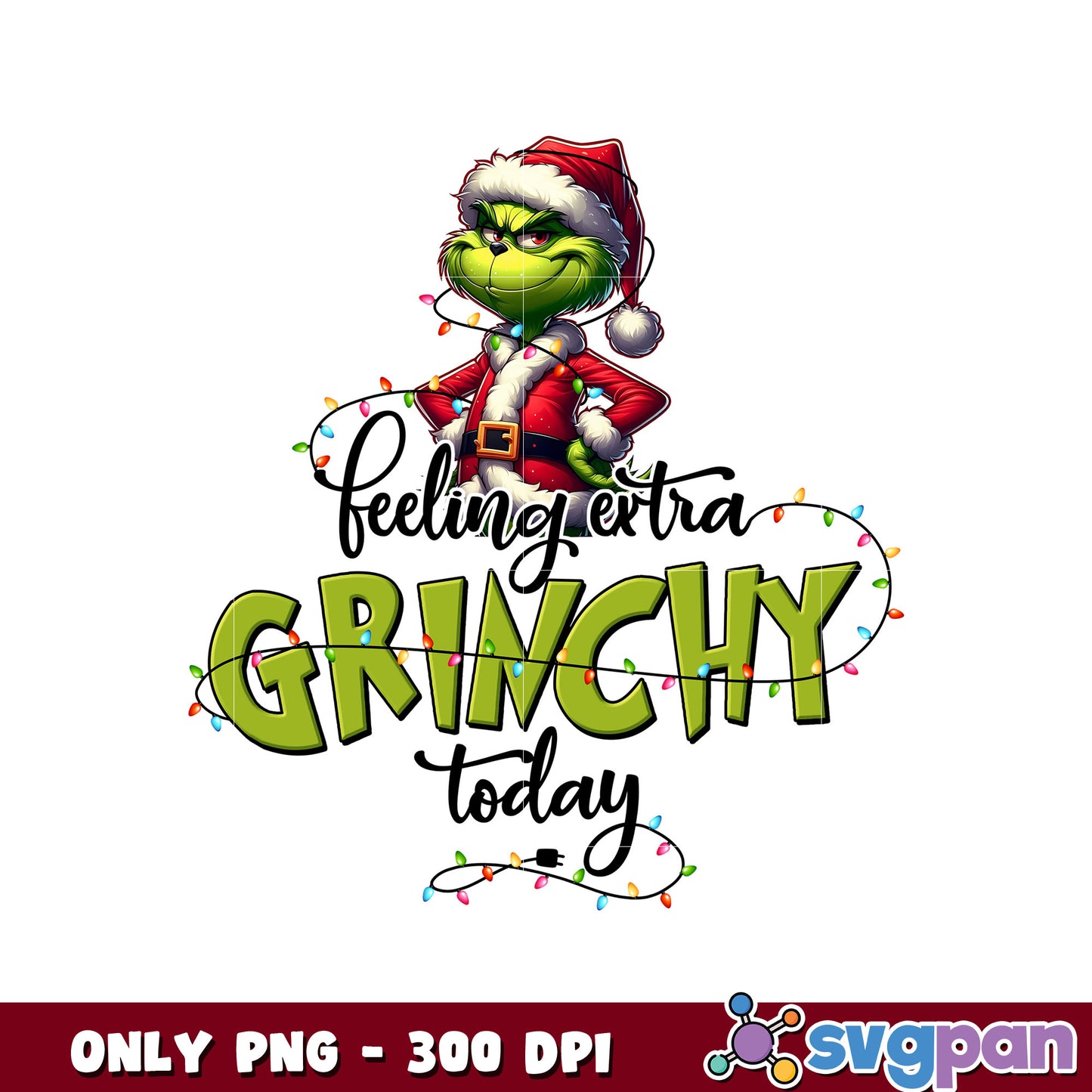 Feeling extra grinchy today grinch hat png