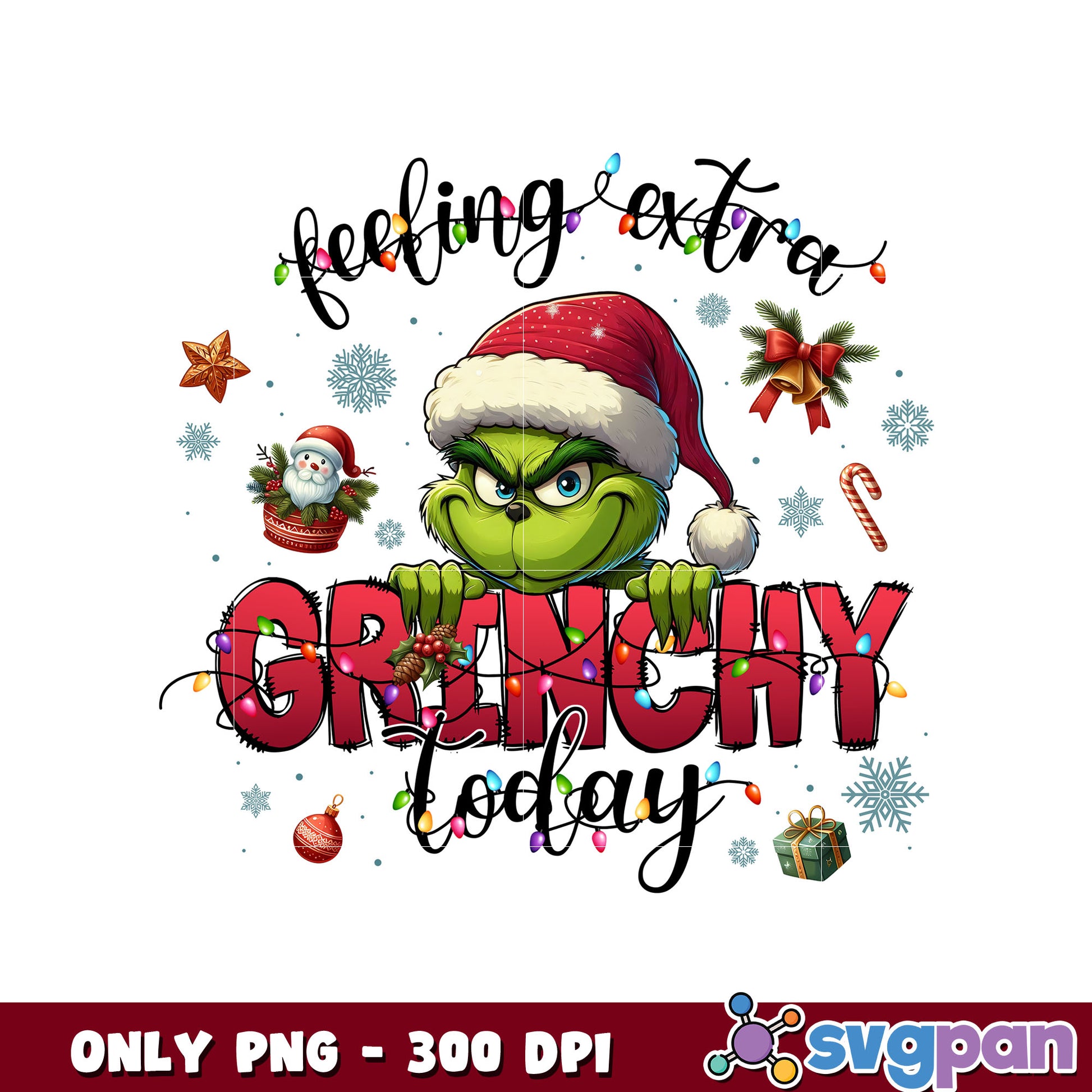 Feeling extra grinchy today png