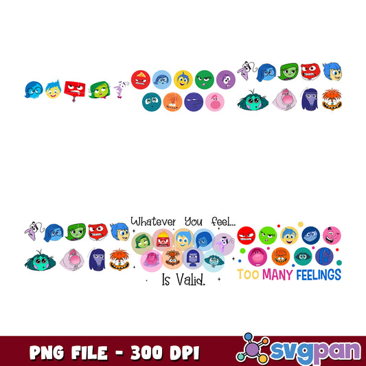 Feelings Bundle PNG File for Creative Projects