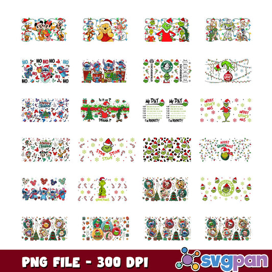 Festive Holiday Bundle PNG Designs for Crafts
