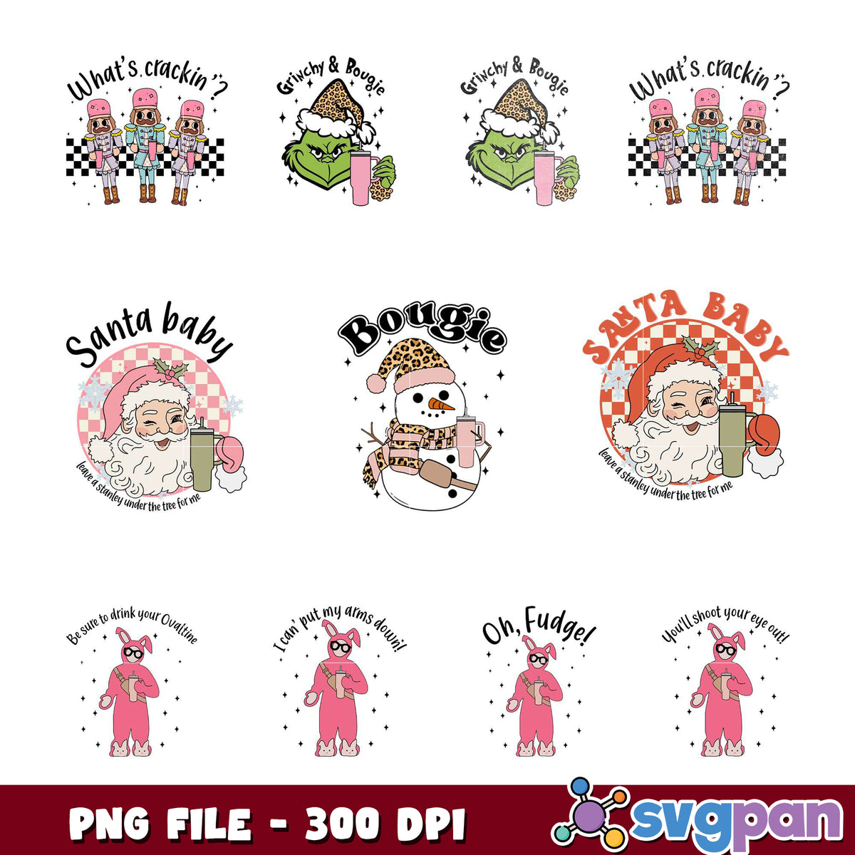 Fun Holiday Design Festive Holiday PNG Bundle for Fun Designs 2023 – svgpan