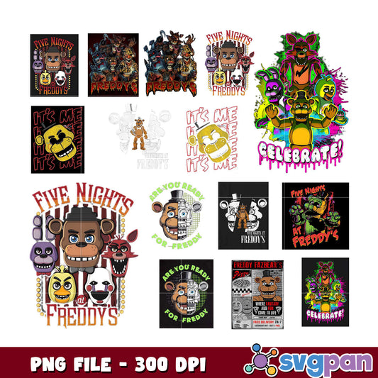 Five Nights at Freddy's PNG Bundle