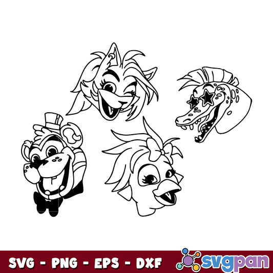 Five Nights at Freddy's Security Breach svg