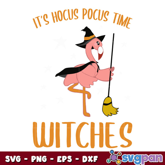 Flamingo Witches svg