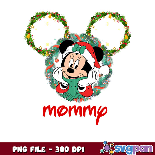 Flower christmas mommy png, happy christmas​ png, vacations png