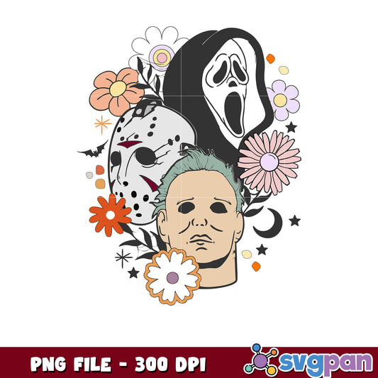 Flowers and killers png, halloween cookies png, halloween horror nights​ ​png