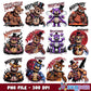 Fnaf nightmare design png bundle, five nights at freddys png, horror games png