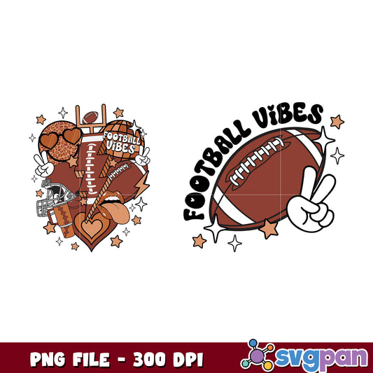Football Vibes PNG Bundle 300 DPI