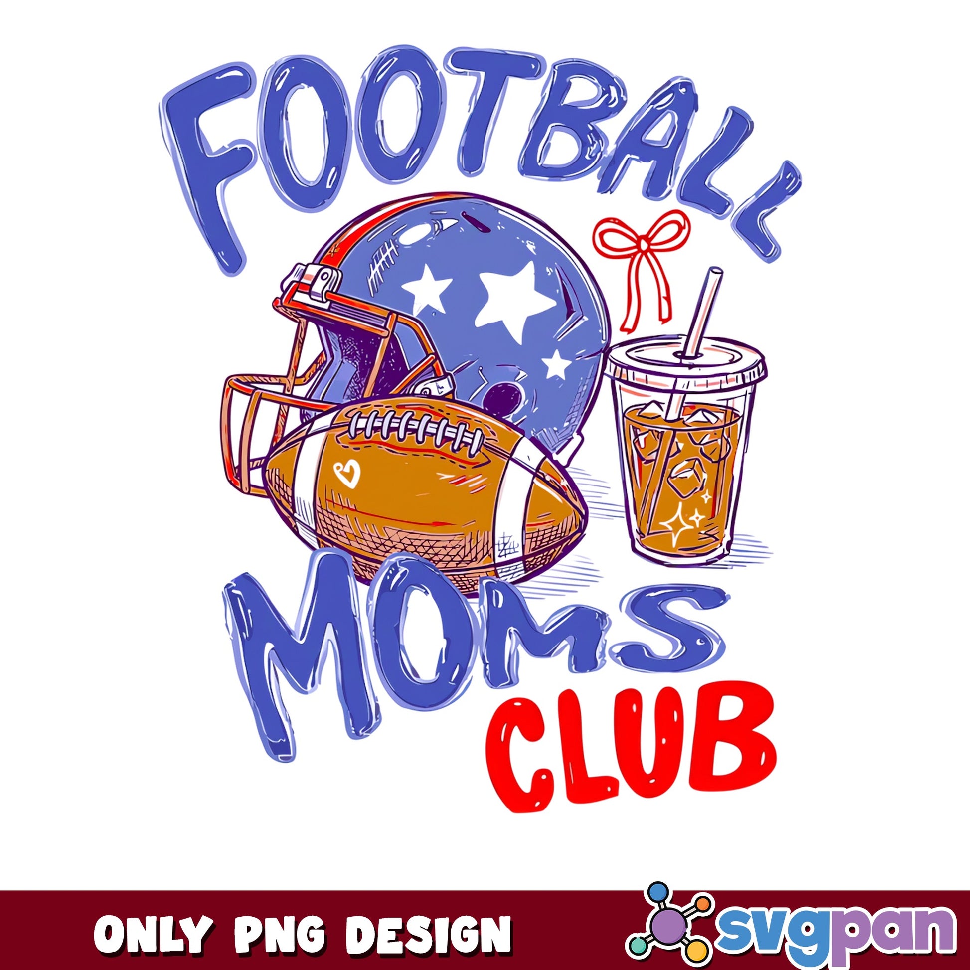 Football Mom Club PNG, Game Day Football Mom, Football PNG