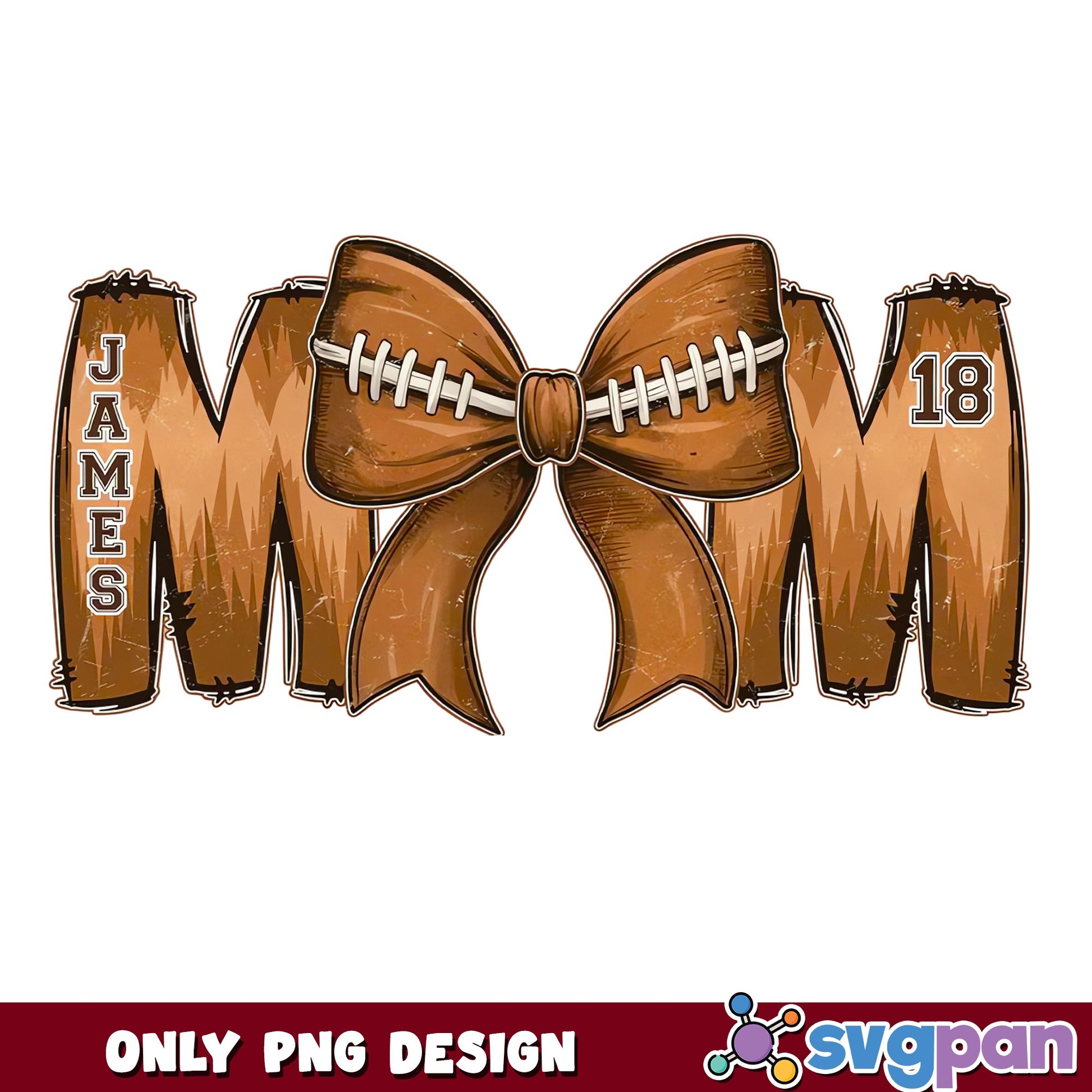 Football Mom PNG, Coquette Bow Mom Shirt Design, Sports Mom PNG