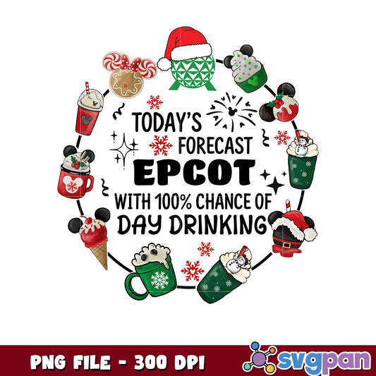 Forecast epcot png, christmas decor​​ png, christmas 2025​ png