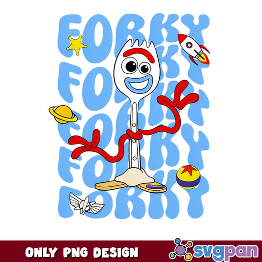 Forky Toy Story PNG, Disney Pixar PNG, Toy Story Characters PNG