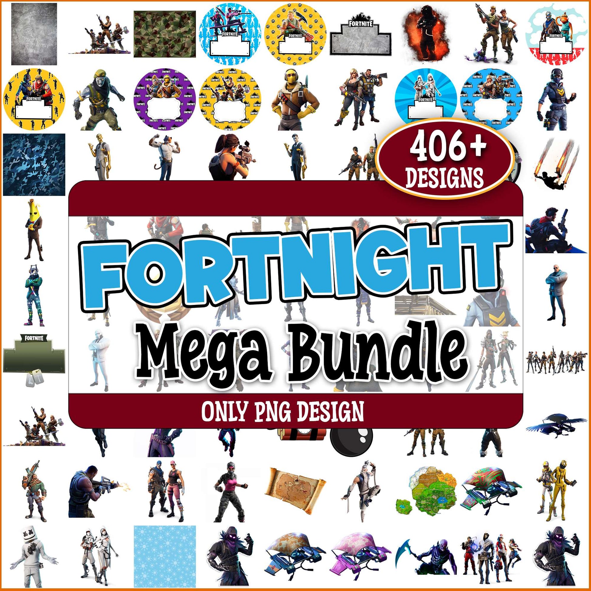 Fortnite collection png bundle
