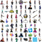 Fortnite collection png bundle, fortnite mobile png, fortnite gift card png