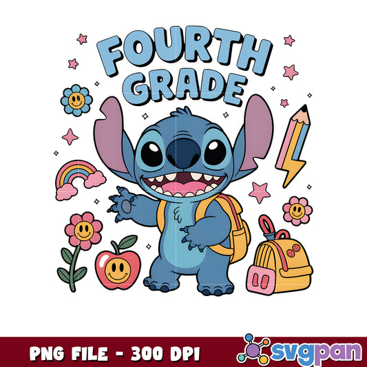 Fourth grade stitch png