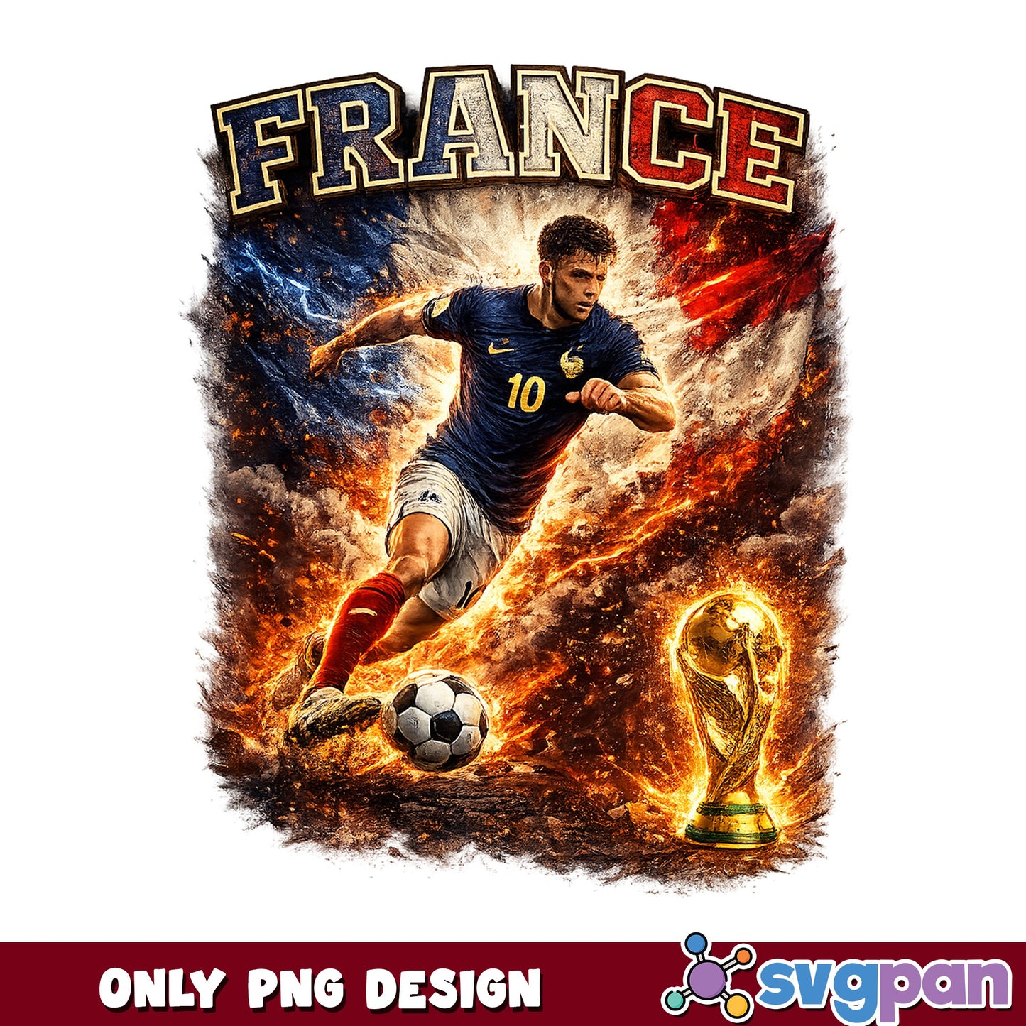 France Soccer Player PNG, World Cup Football PNG, France Team PNG