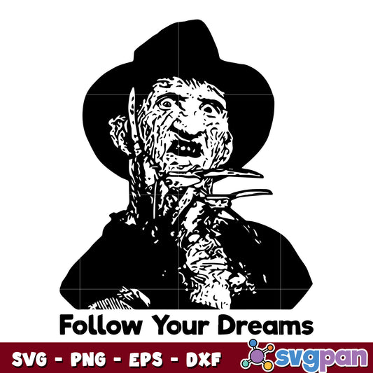 Freddy Krueger Dreams svg