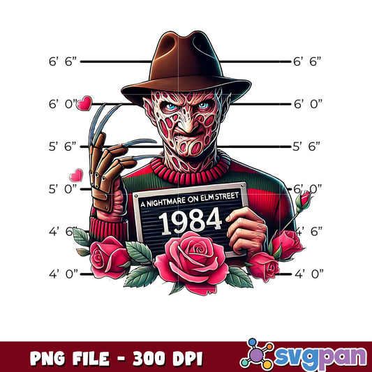Freddy Krueger art print, Nightmare on Elm Street design