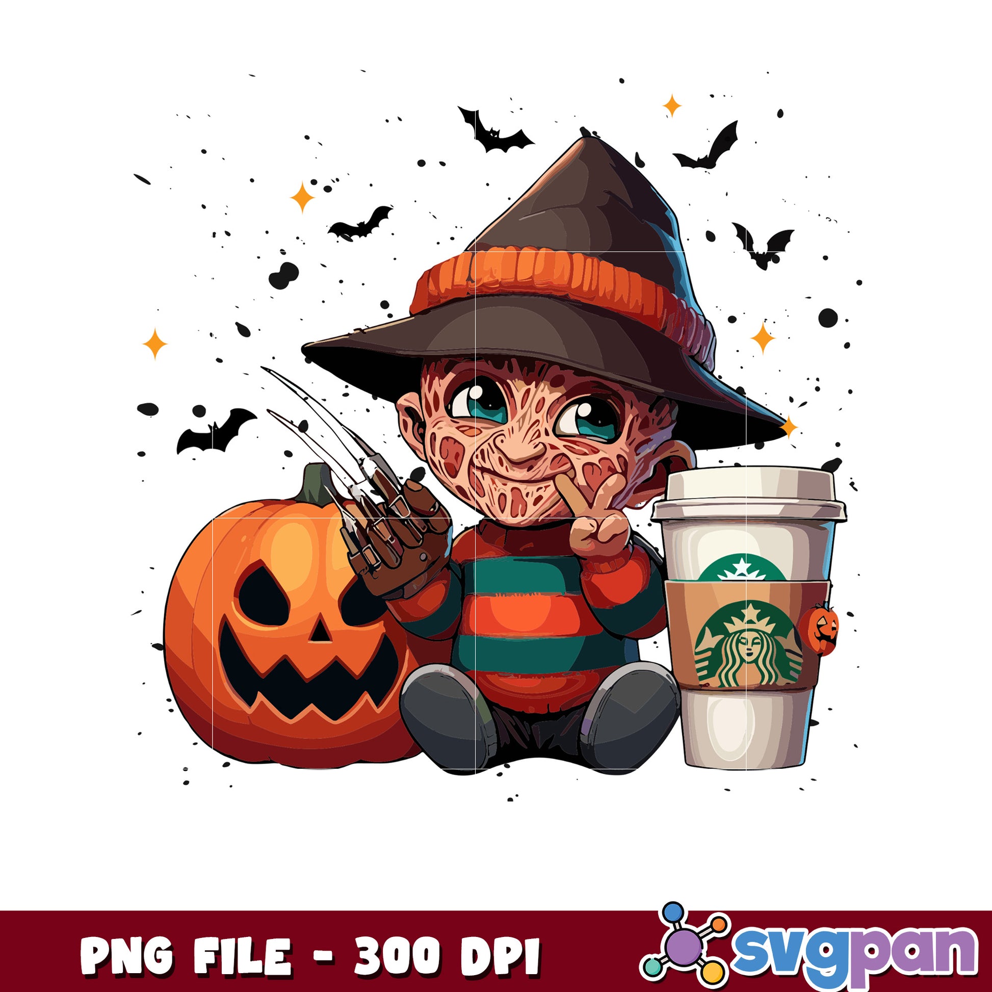 Freddy chibi png, trick or treat png, halloween songs png