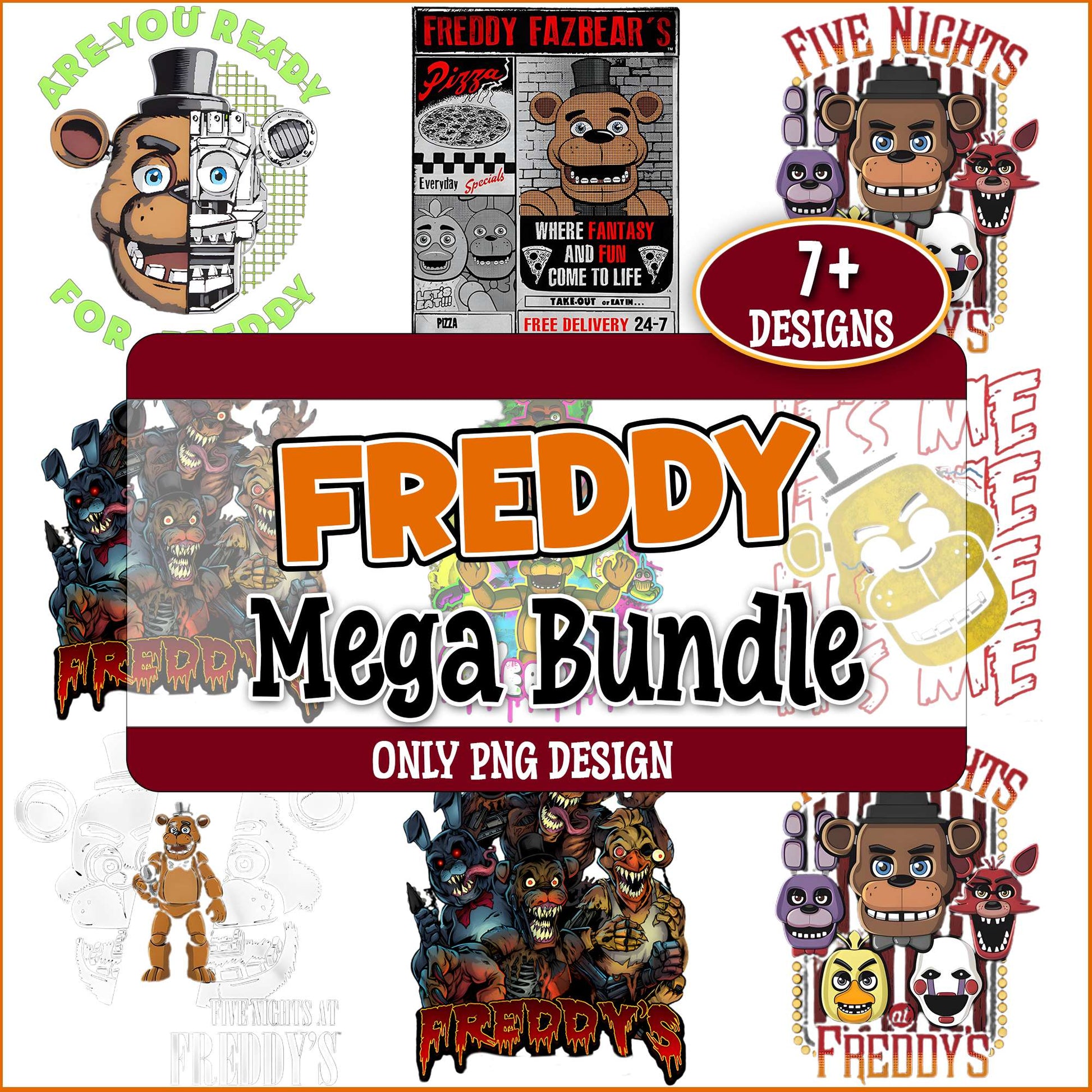Freddy horror png bundle