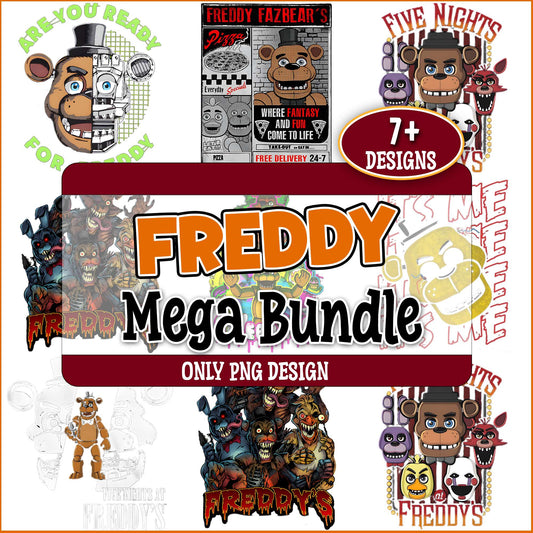 Freddy horror png bundle