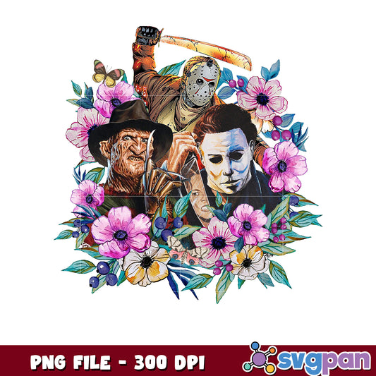 Freddy jason and michael png, halloween cookies png, halloween horror nights​ ​png