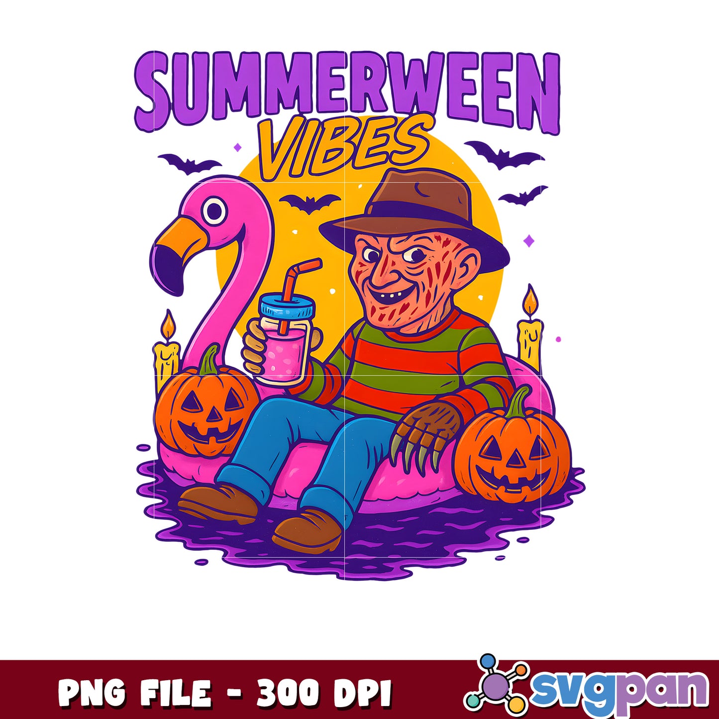 Freddy kruegers summerween png