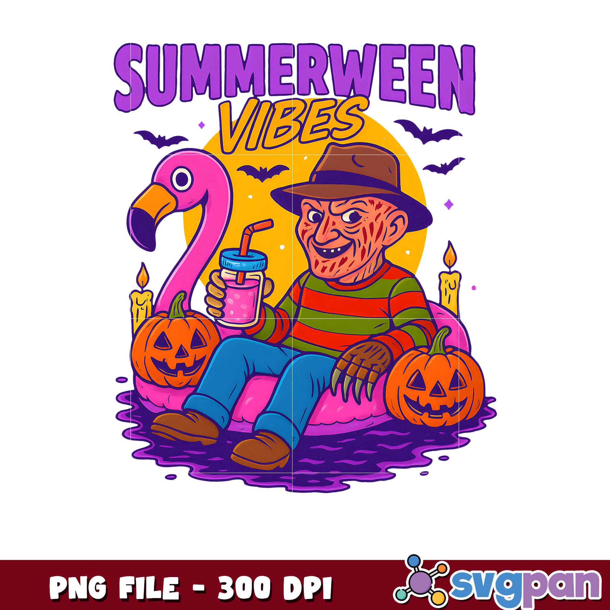 Freddy kruegers summerween png