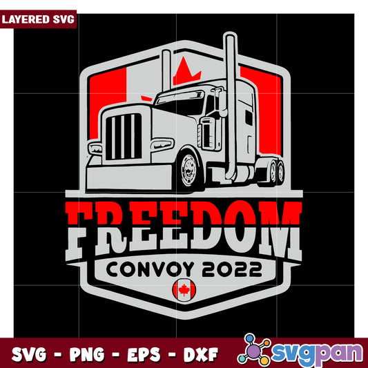 Freedom Convoy 2022 Vintage Truck Graphic, Ideal for Crafts and Designs