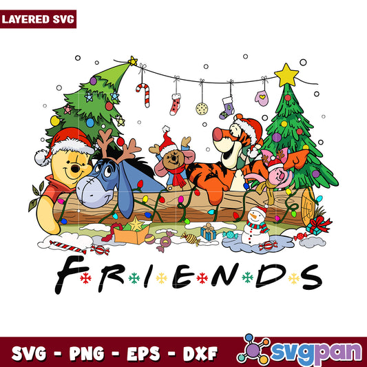 Friends christmas svg, christmas decor​ svg, grinchy svg