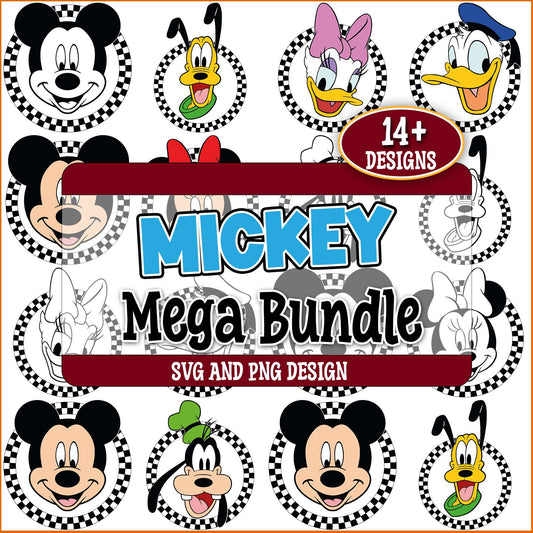 Friends mickey mouse svg bundle