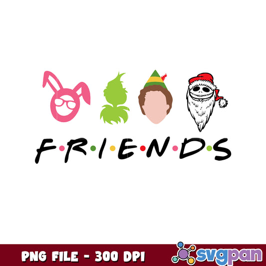 Friends png, grinch quotes png, christmas season png
