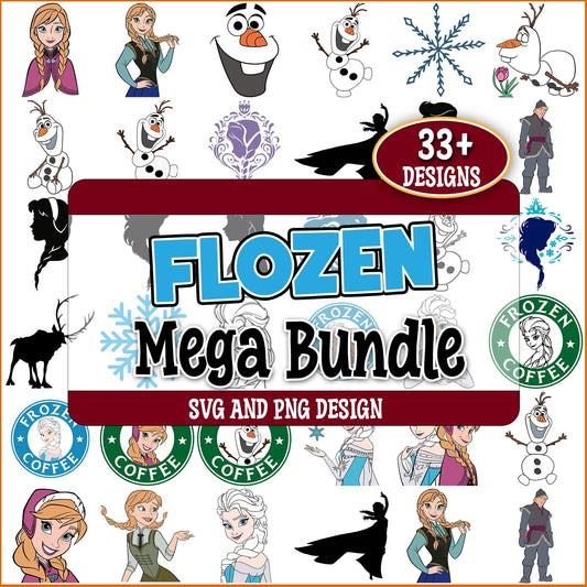 Frozen coffee svg bundle