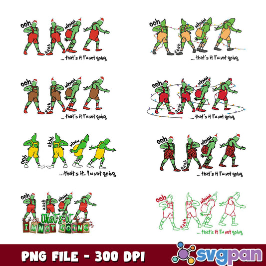 Fun Dance PNG Bundle Featuring Humorous Characters