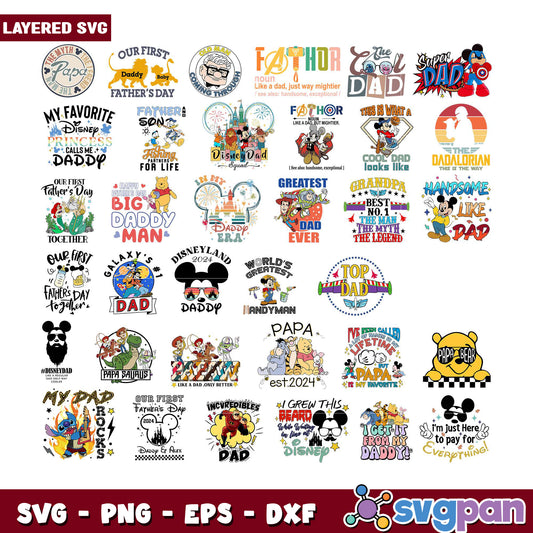 Fun Father's Day SVG Bundle for Creative Projects