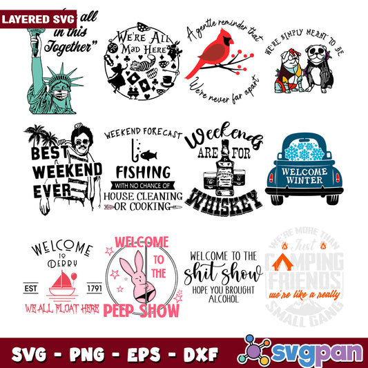 Fun SVG Bundle for Creative Projects and Crafts