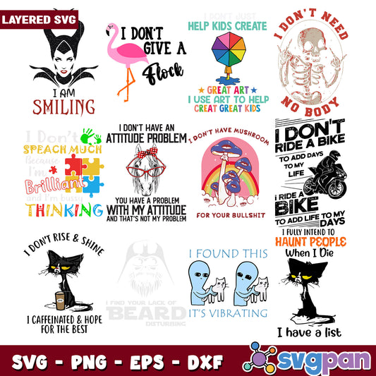 Fun and Creative SVG Bundle for Unique Designs