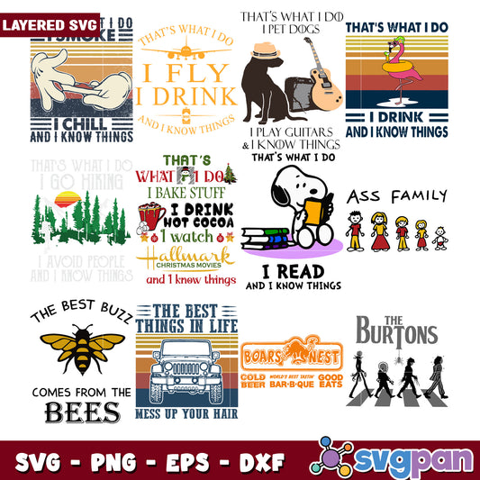 Fun and Creative SVG Bundle with Unique Designs