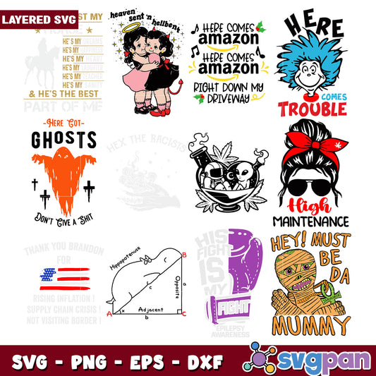 Fun and Unique SVG Bundle for Creative Projects