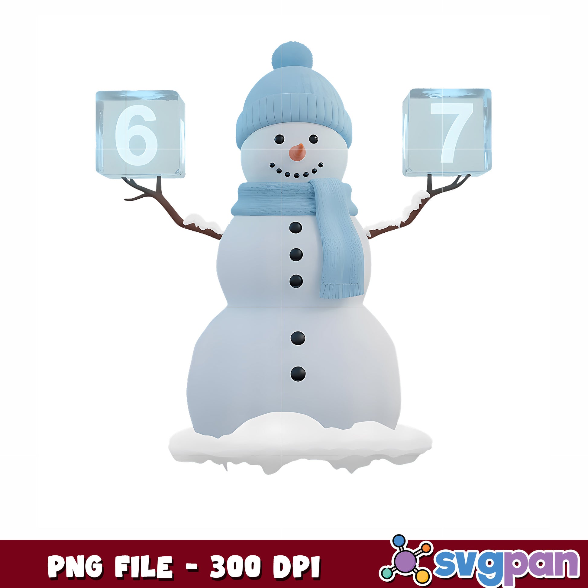 Funny 6 7 Snowman Winter png, spirit christmas​ png, funny quotes png