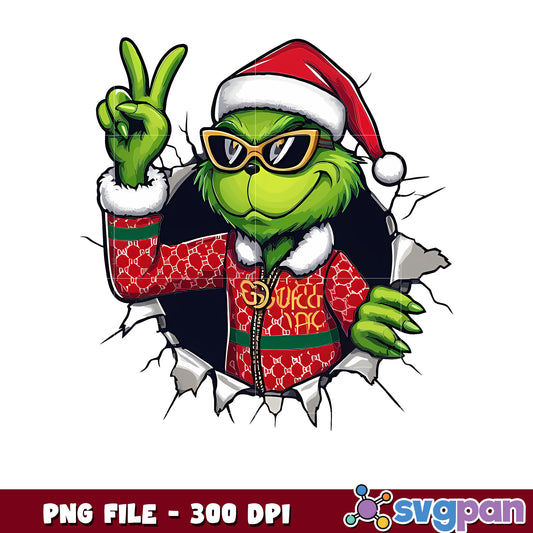 Funny Christmas Grinch Santa Hat png, grinch quotes png, christmas season png
