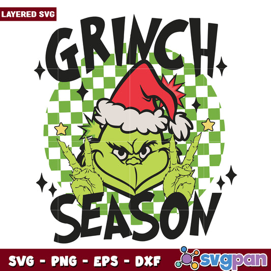 Funny Grinch Season Merry Grinchmas svg, christmas season​ svg, grinch cartoon svg