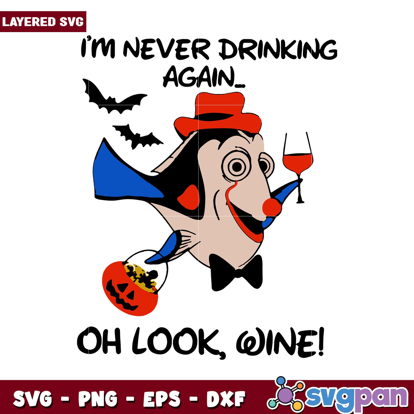 Funny Halloween Wine Quote SVG, Perfect for Party Decor Ideas