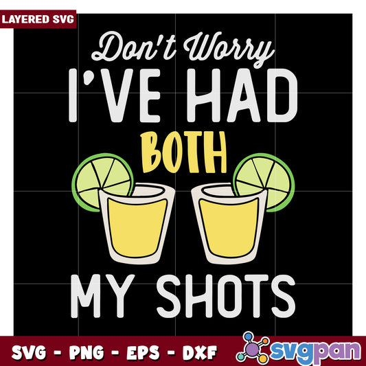 Funny Shot Glasses SVG Design, Perfect for Party Decor Ideas