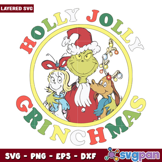 Funny The Grinch Holly Jolly Grinchmas svg, christmas cookies svg, grinch design svg