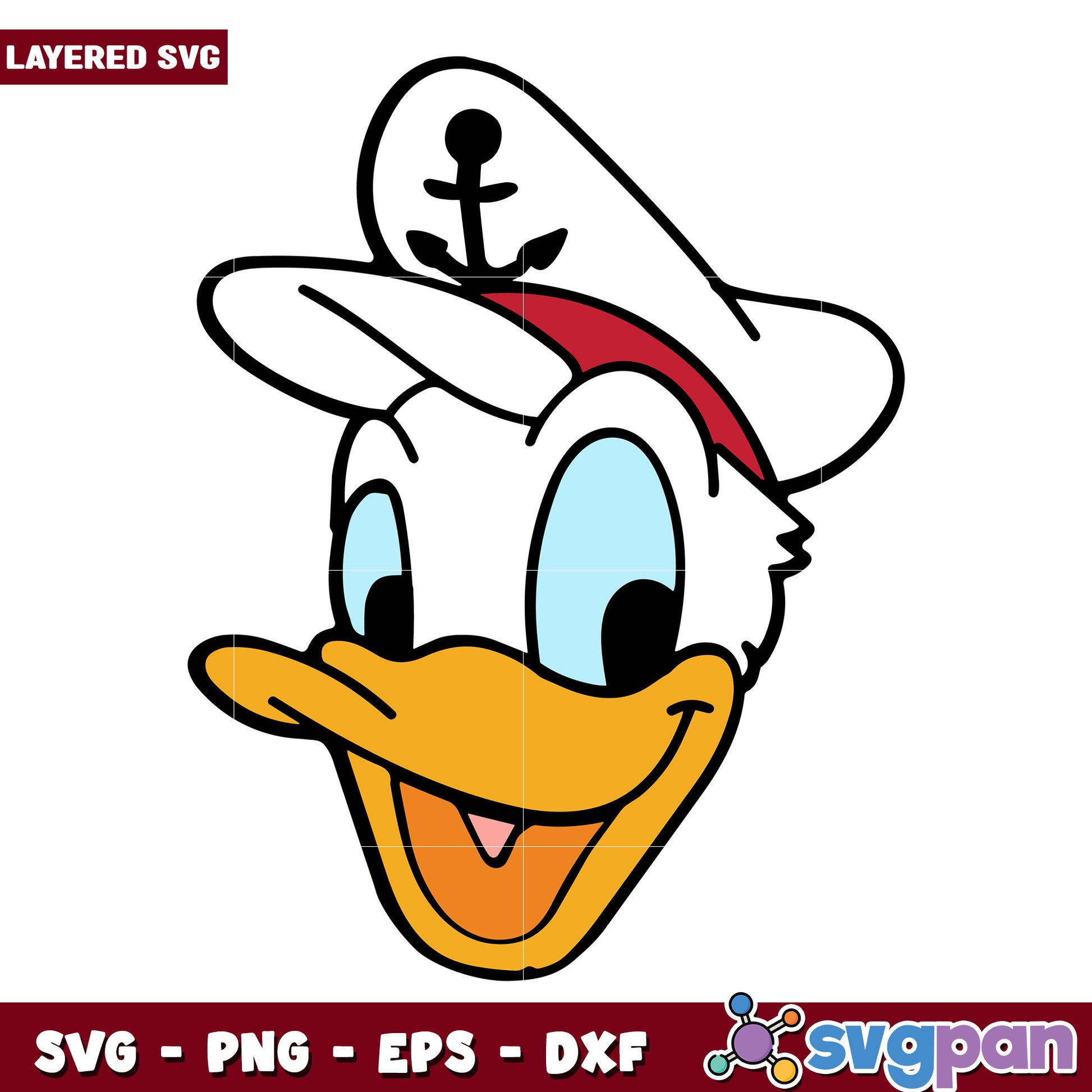 Funny donald head cruise captain svg, mickey mouse toys svg, disney movie png