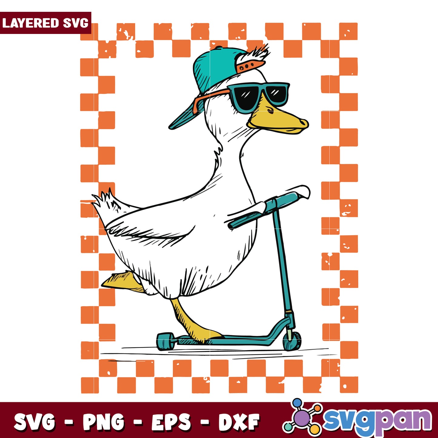 Funny goose design svg, funny quotes svg, animal memes svg