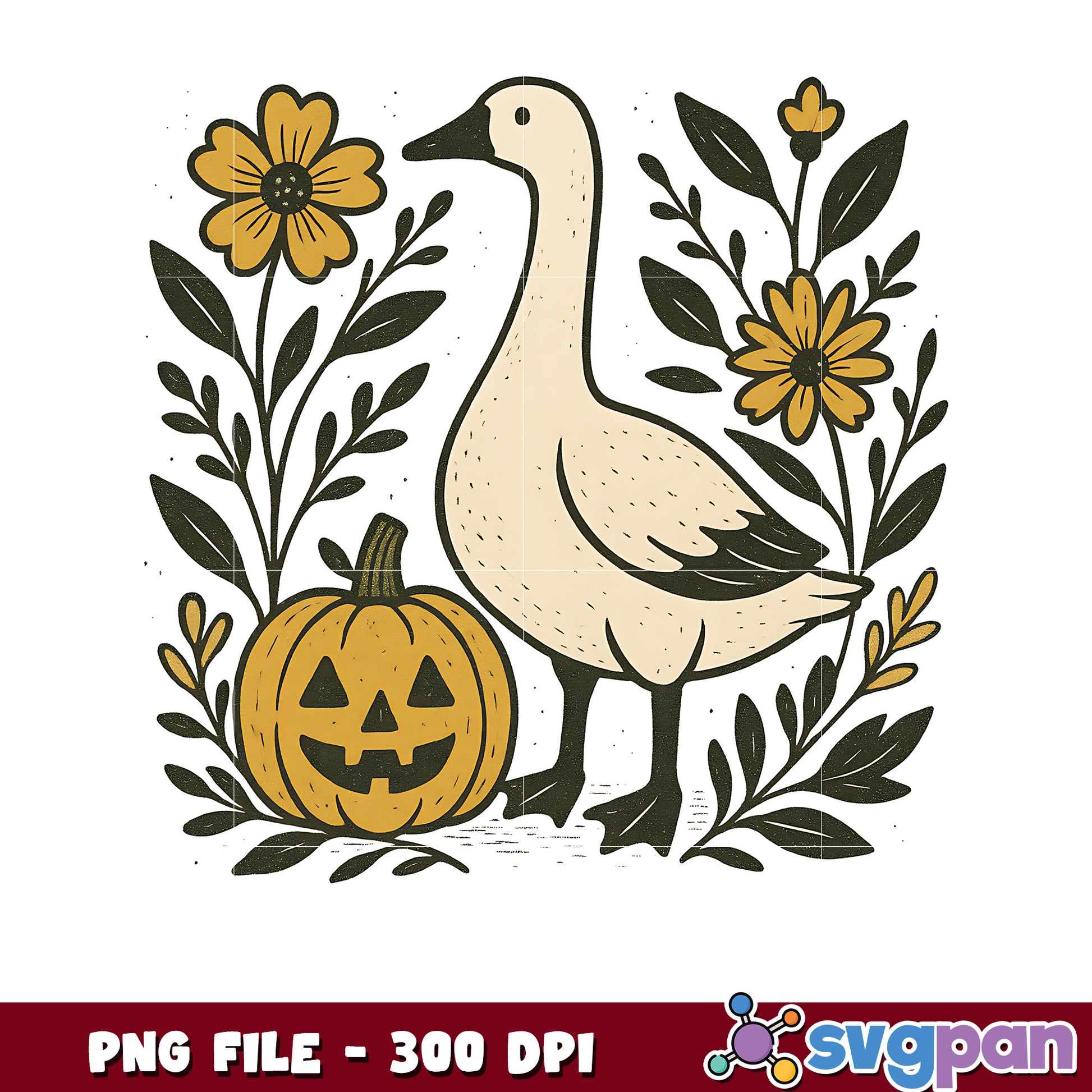 Funny goose halloween design png, halloween holiday, halloween candy png