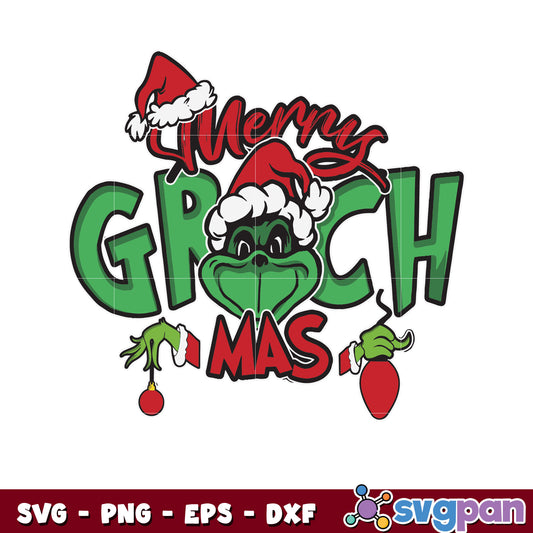 Funny grinch merry grinchmas svg
